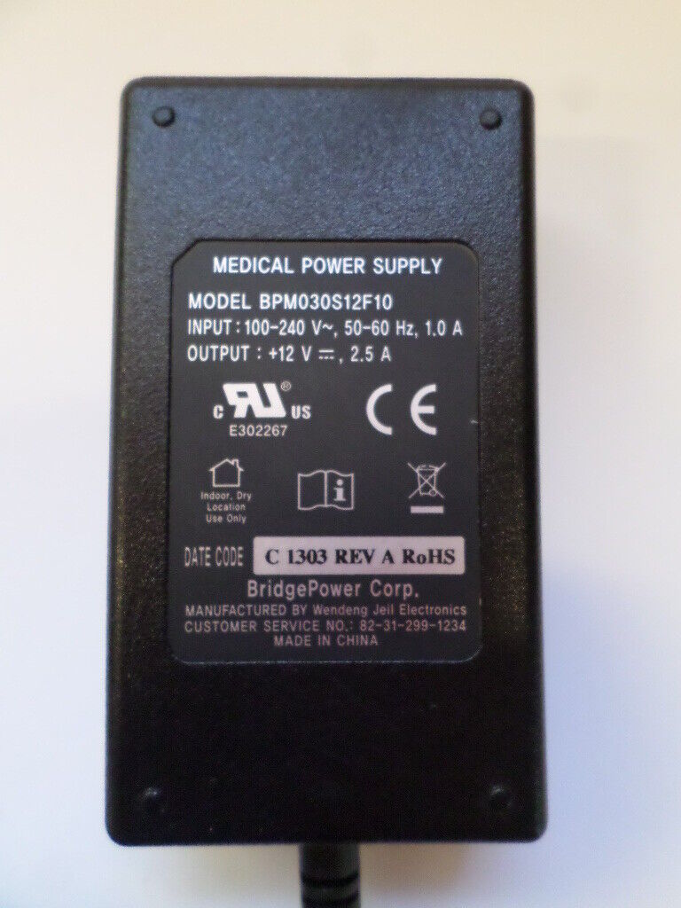BPM030S12F10 Medical Power Supply 12V 2.5A