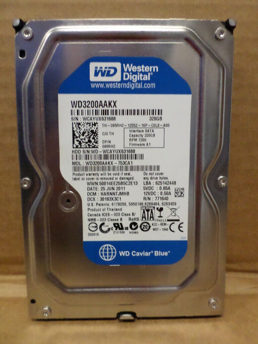 WESTERN DIGITAL CAVIAR BLUE WD3200AAKX-753CA1 320GB 3.5" SATA