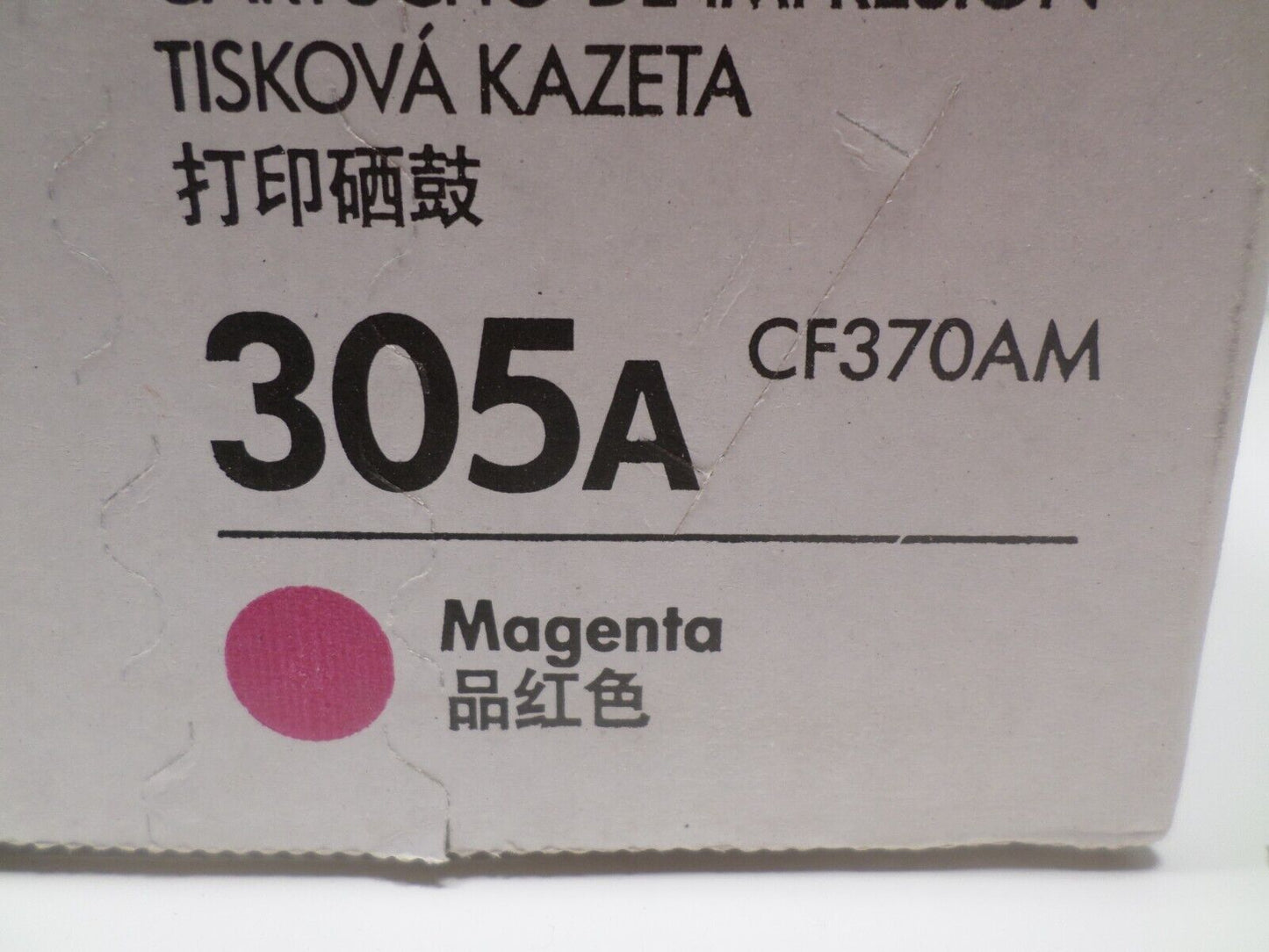 hp Laserjet Ink Cartridge 305a Magenta (CE413A), Genuine, Sealed