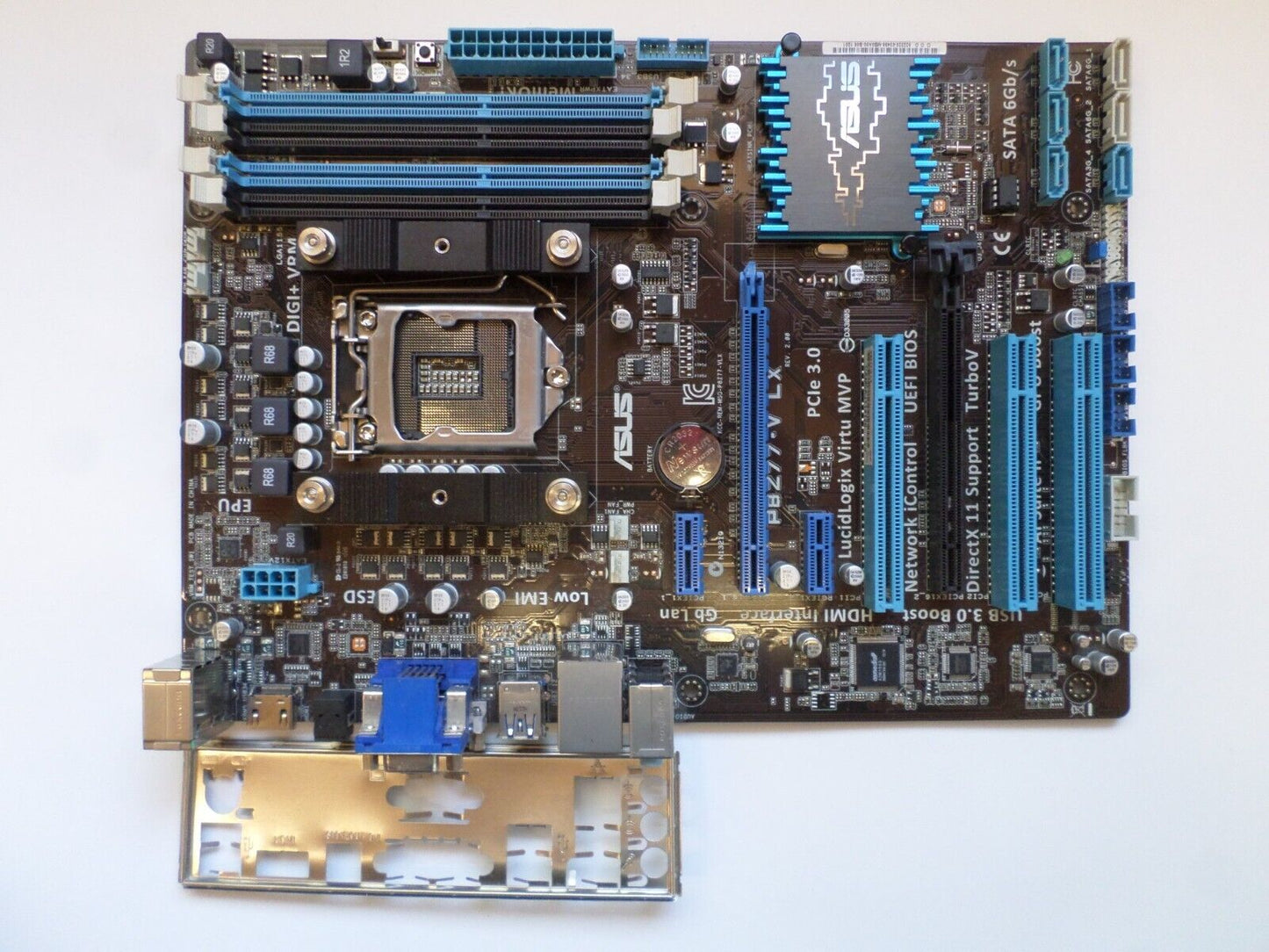 ASUS P8Z77-V LX, LGA 1155, Intel Motherboard, I/O Plate Included