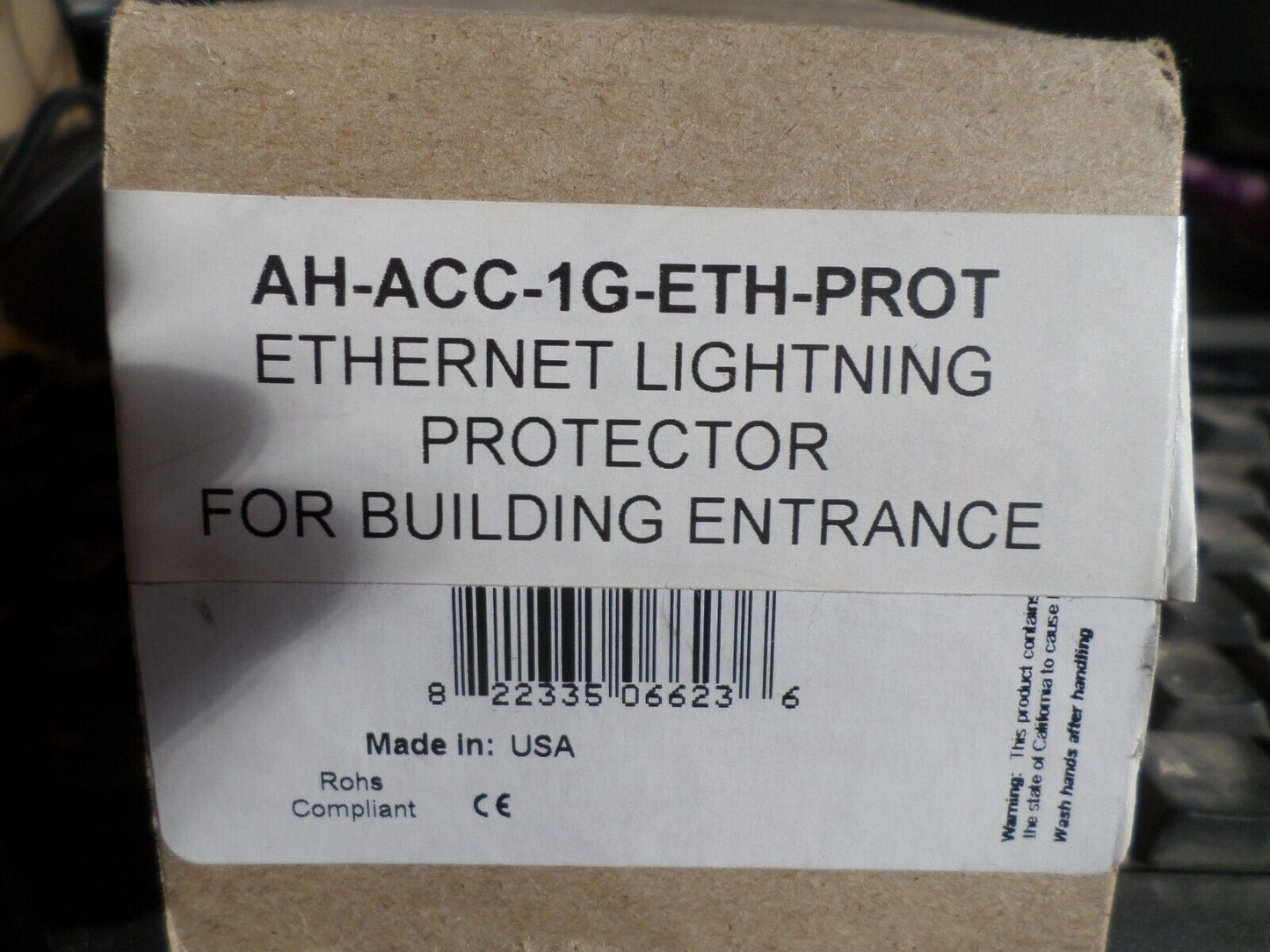 L-Com HGLN-CAT6-HP ETHERNET LIGHTNING PROTECTOR FOR BUILDING ENTRANCE