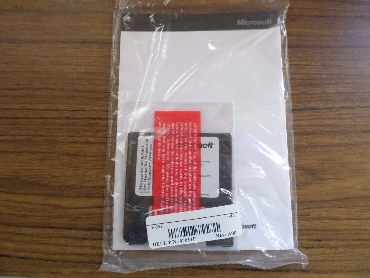 VINTAGE 1997 Microsoft IntelliPoint mouse driver NEW & SEALED floppy disc