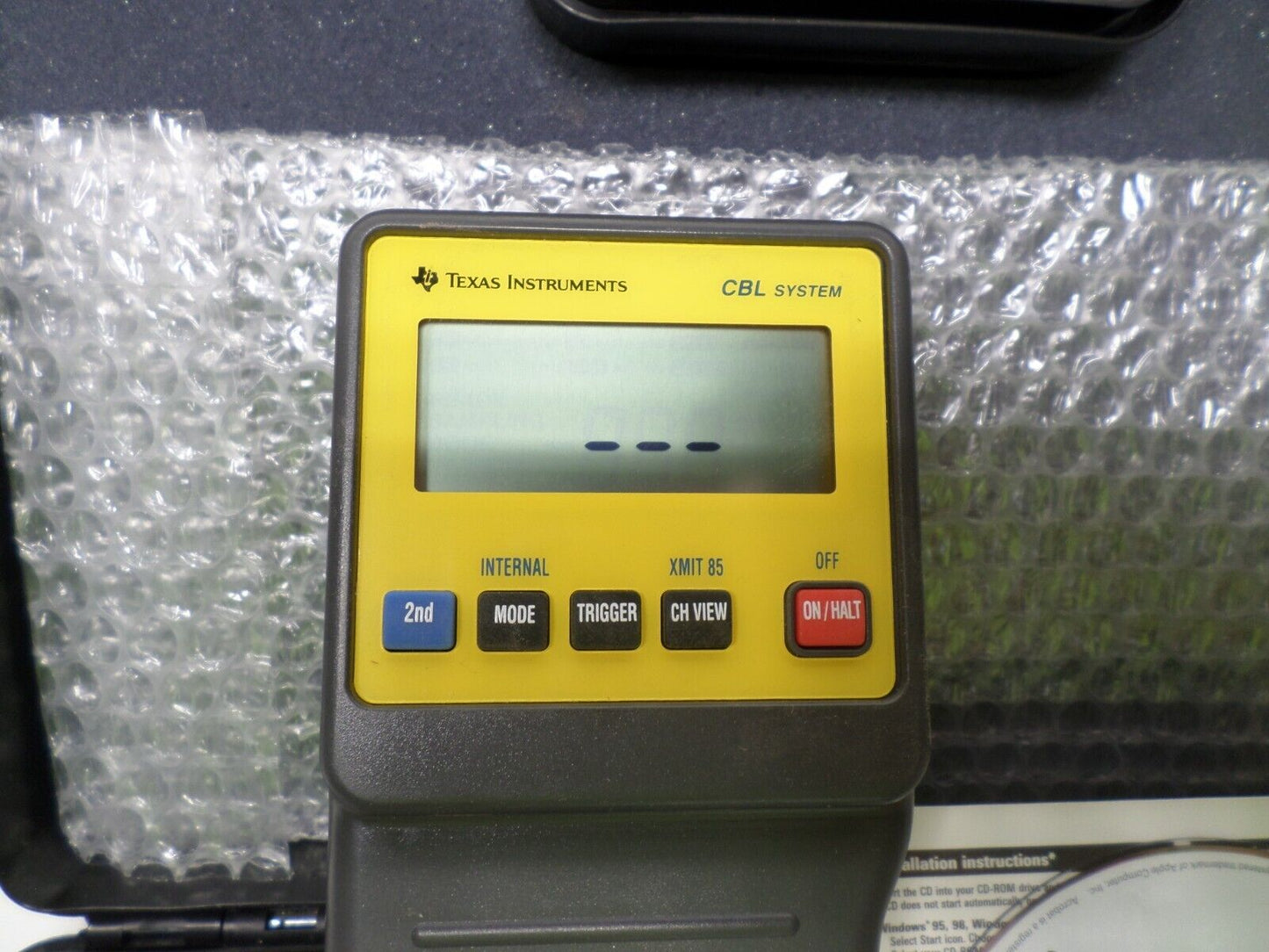 1 Unit- Texas Instruments CBL System Calculator Based Laboratory + Case TESTED