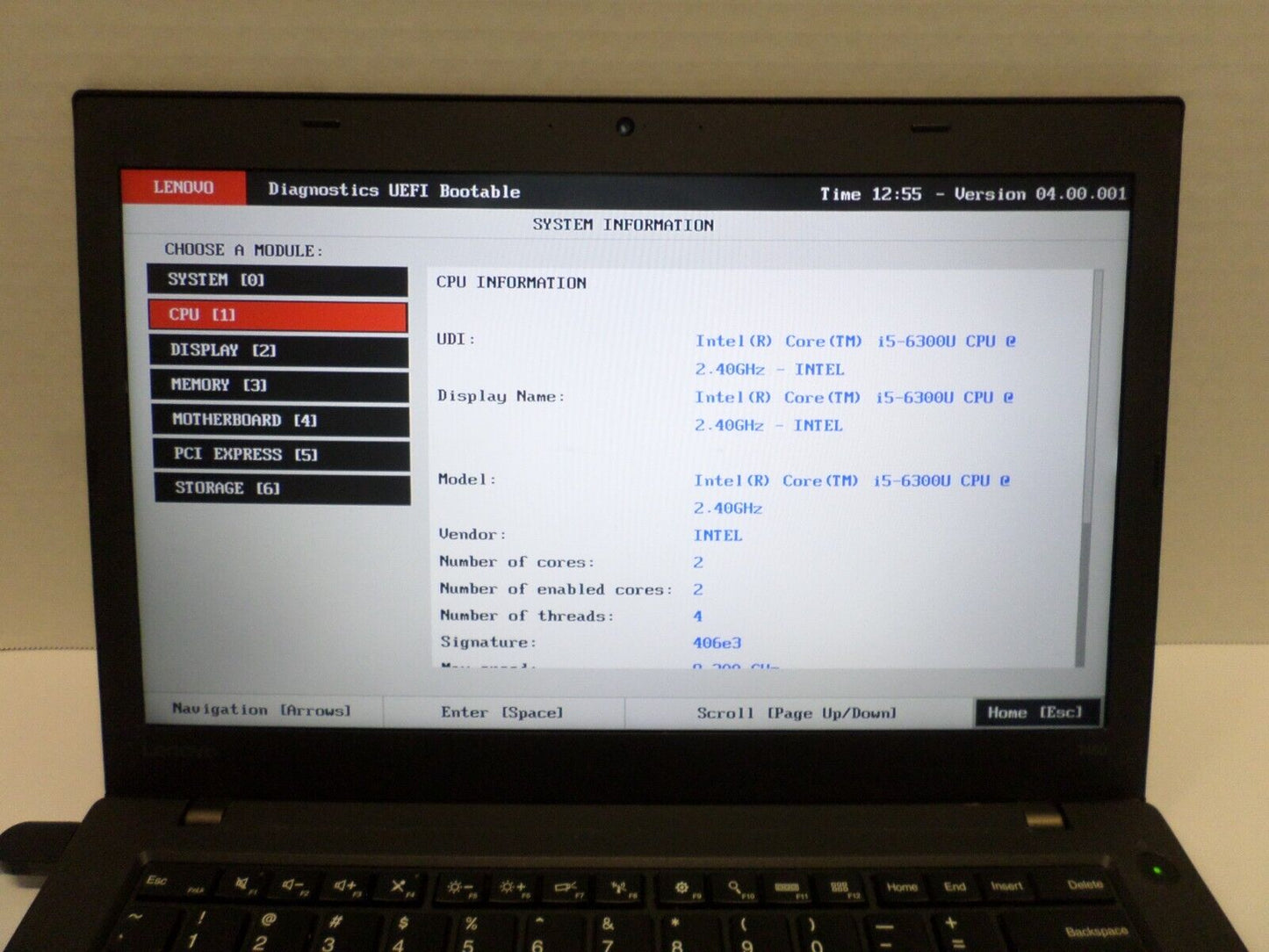 Lenovo Thinkpad T460 14" i5-6300u 2.4GHz 8GB RAM 256GB SSD