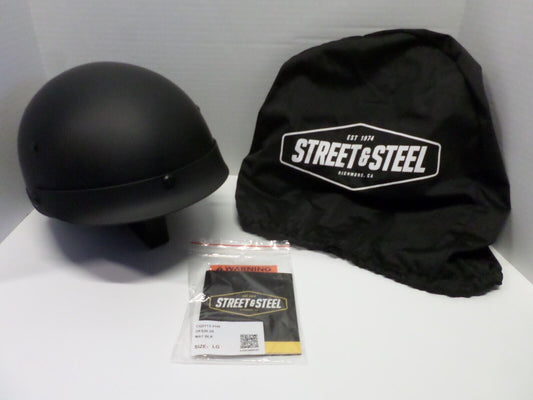 Street And Steel Oakland Motorcyle Helmet SIZE L - Matte Black