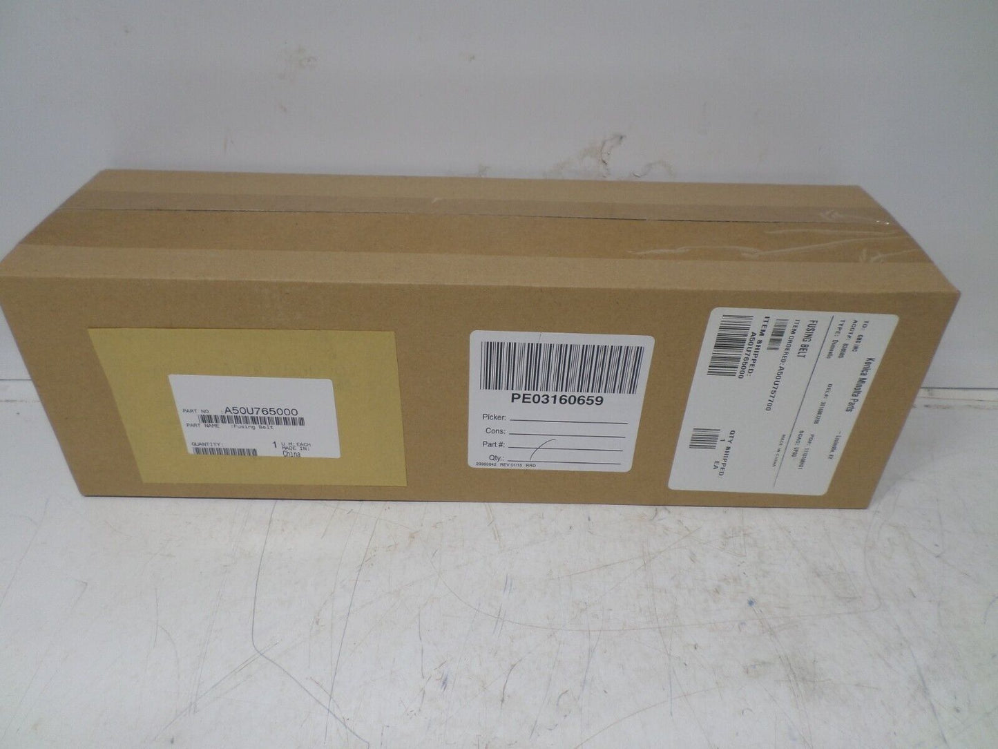 A50U765000 A50U734000 A50U757700 Konica Minolta FUSER Fusing Belt C1070 C1060