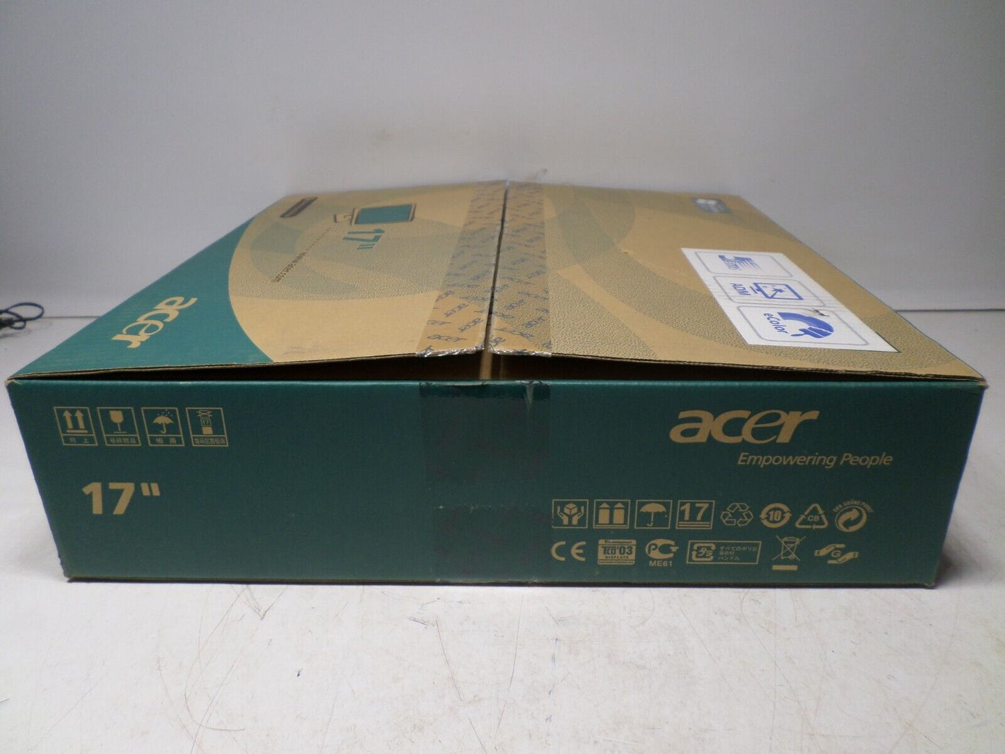 Acer AL1716 Bbd 17" LCD Black Monitor New In Original Box