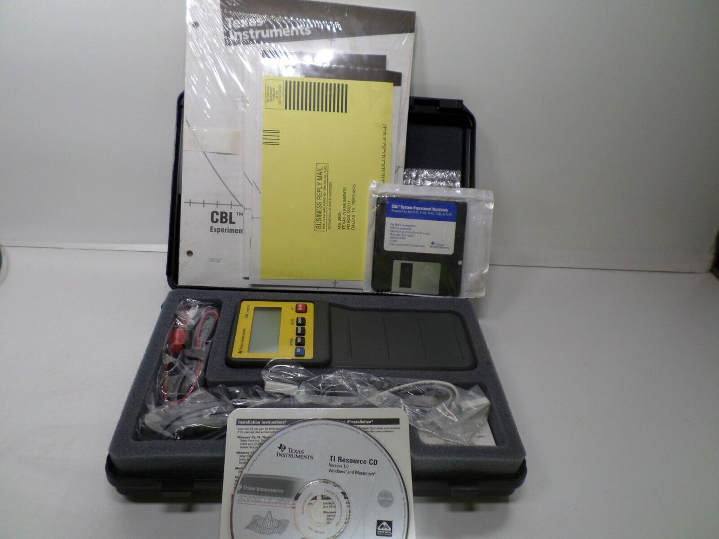 1 Unit- Texas Instruments CBL System Calculator Based Laboratory + Case TESTED