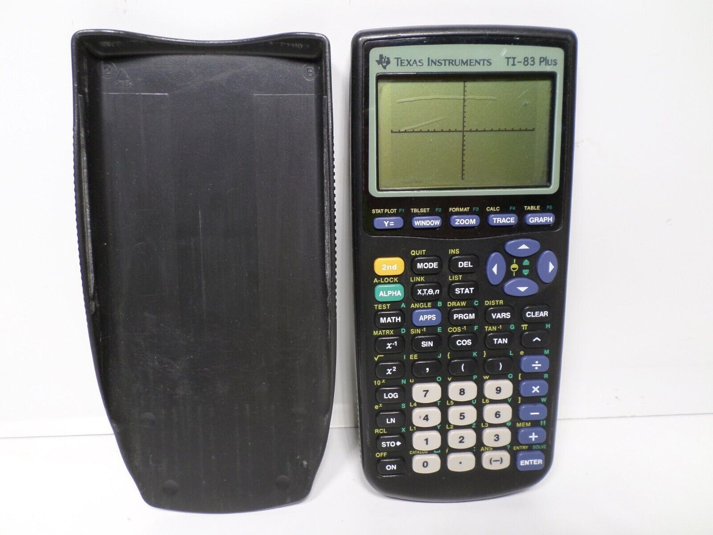 Texas Instruments TI-83 Plus Graphing Calculator W/ Cover Tested And Works