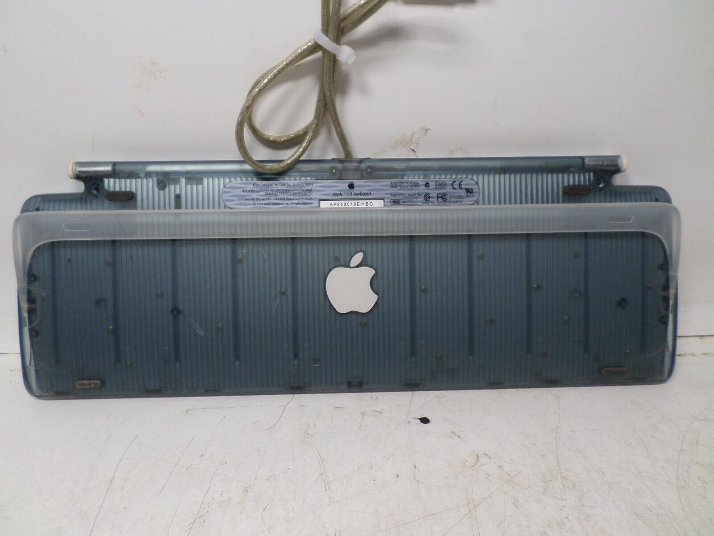 Vintage Apple USB Keyboard M2452 iMac Power Mac G3 G4 G5 Clear Gray