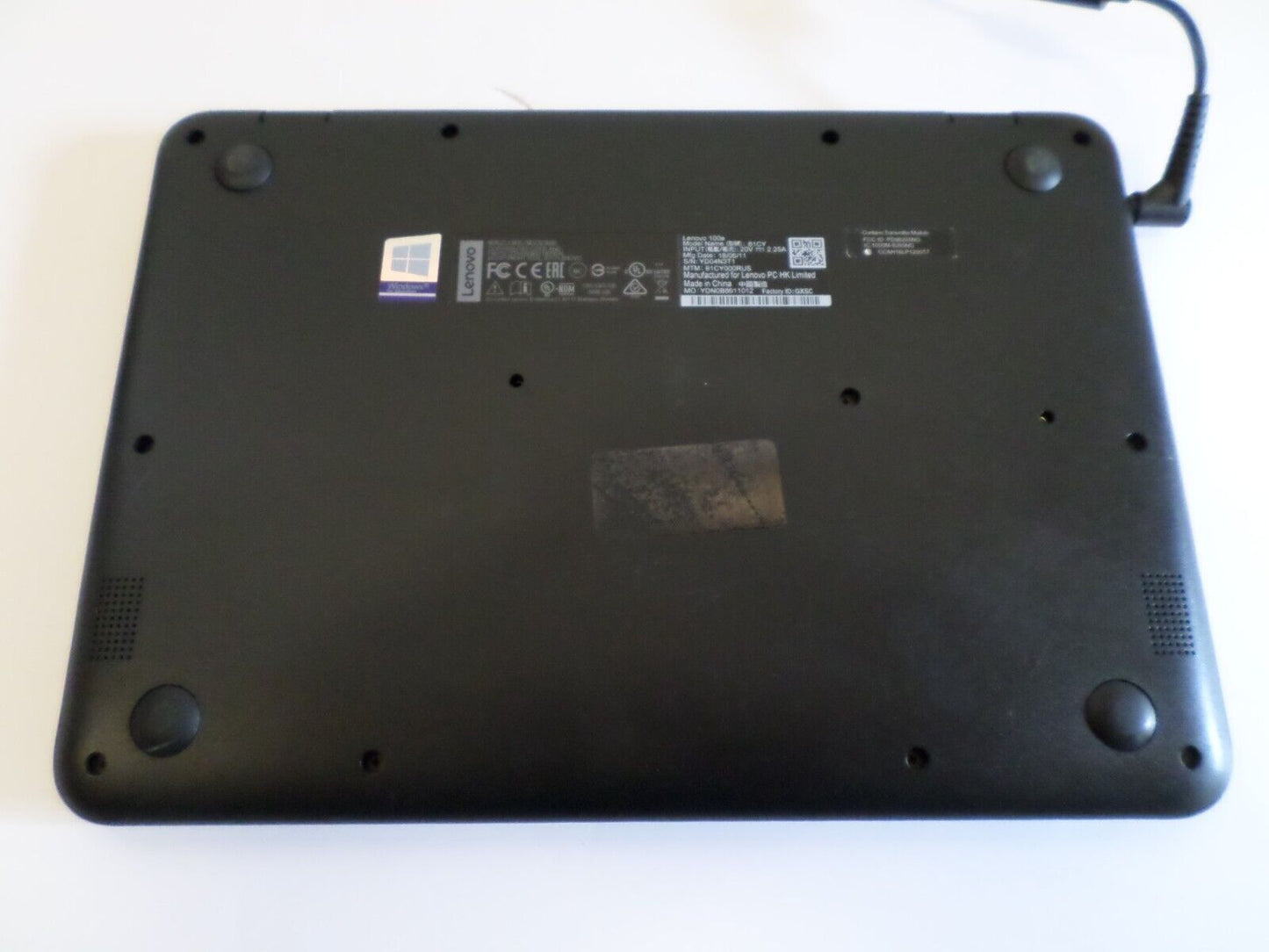Lenovo 100e Celeron 11.6"Core N3350 4GB RAM 64GB eMMC 1.1GHz WIN10 81CY000RUS