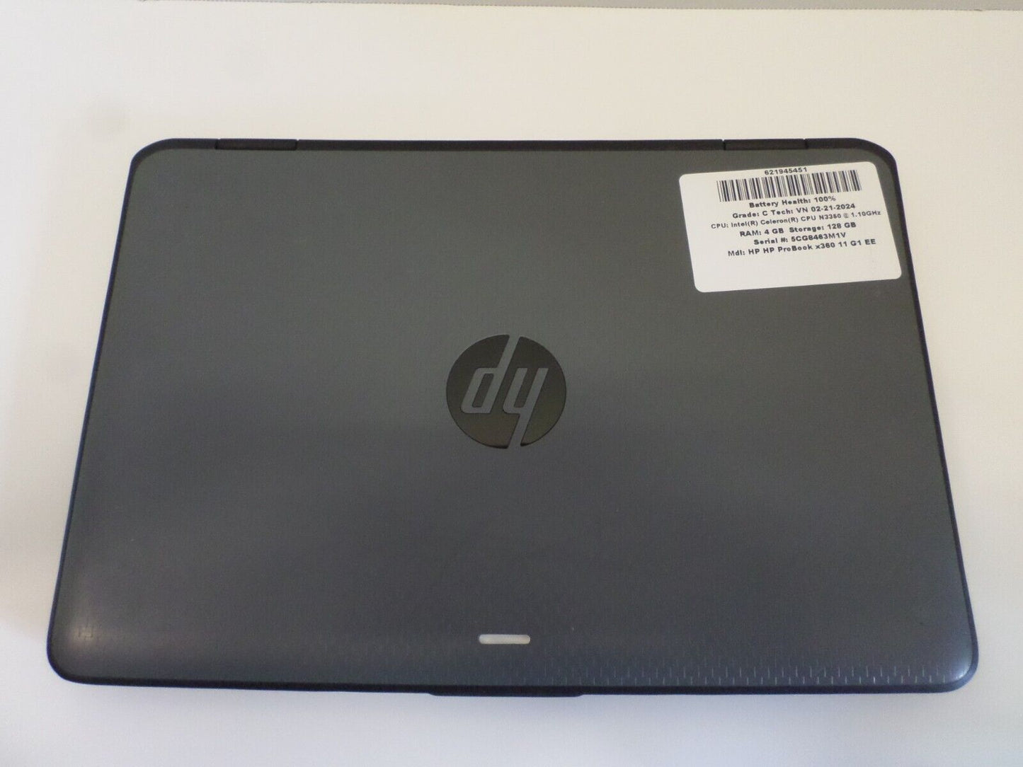 HP ProBook X360-11-G1-EE PENTIUM N3350@1.10GHz 4GB 128SSD WEBCAM TOUCHSCREEN