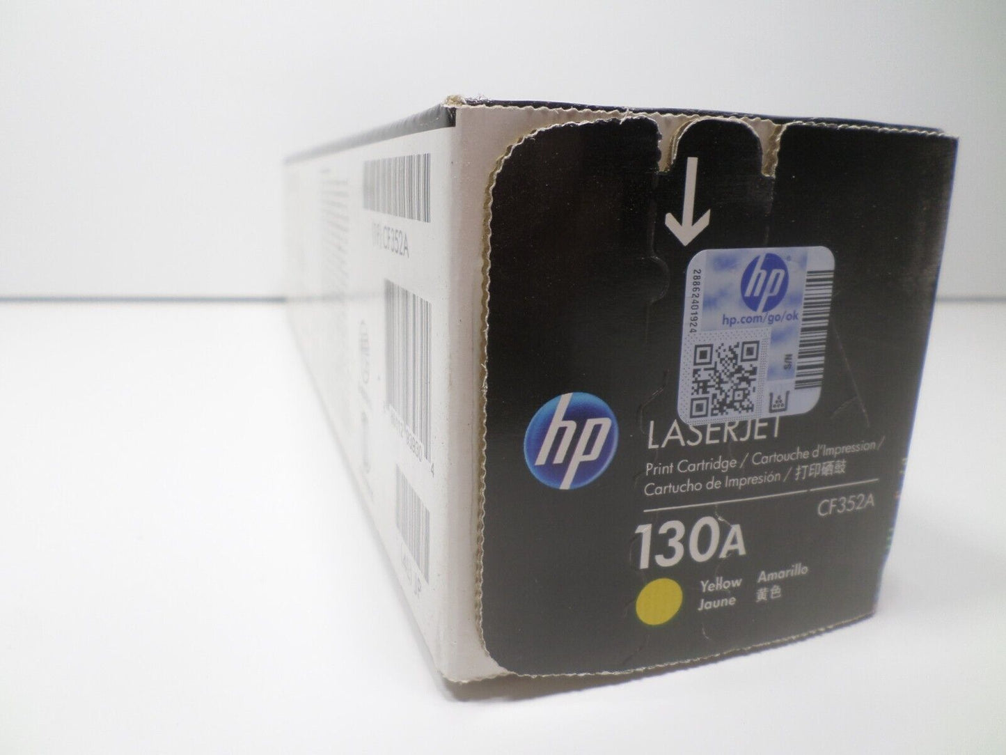 SEALED HP LASERJET 130A YELLOW PRINT CARTRIDGE CF352A