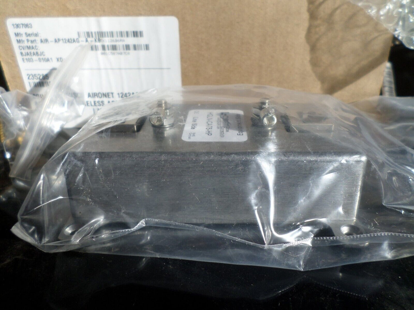 L-Com HGLN-CAT6-HP ETHERNET LIGHTNING PROTECTOR FOR BUILDING ENTRANCE