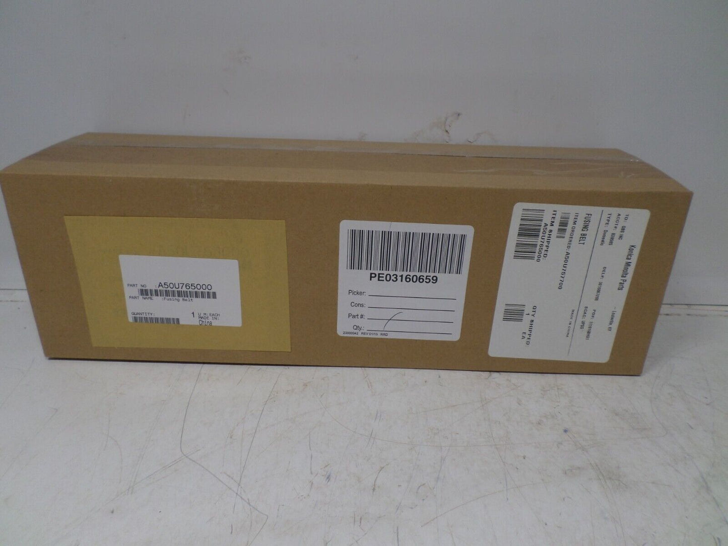 A50U765000 A50U734000 A50U757700 Konica Minolta FUSER Fusing Belt C1070 C1060