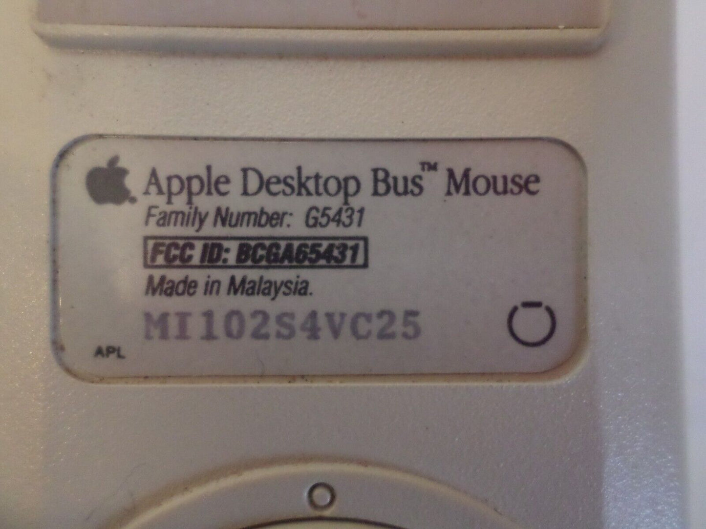 Apple Extended Keyboard Macintosh SE IIgs ADB Bus M0115 With Mouse & Cable! RARE