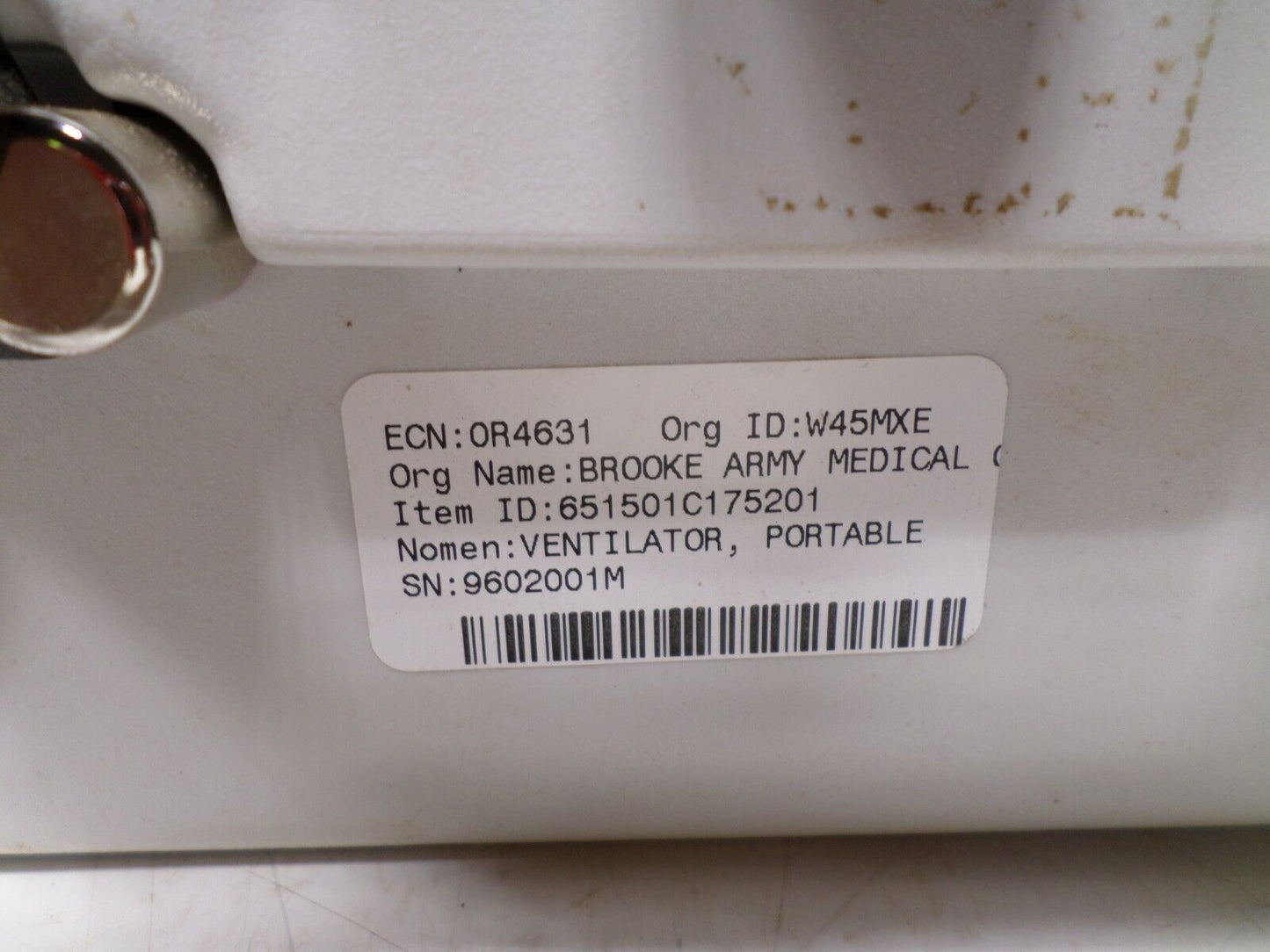Impact EAGLE Uni-Vent Model 750 PORTABLE VENTILATOR