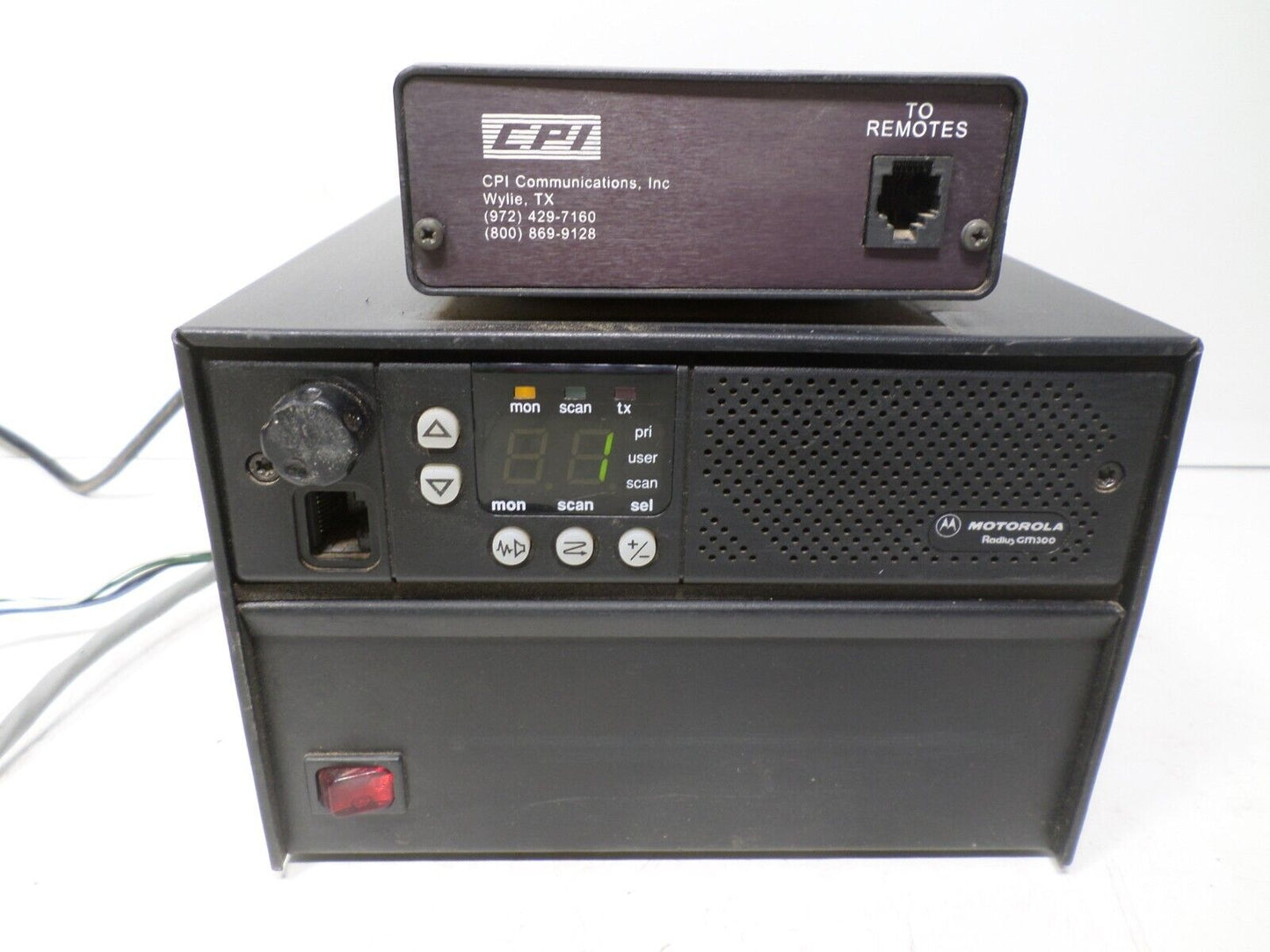 Astron SL-15R-RA 15 Amp Power Supply W/ Motorola Radius GM300