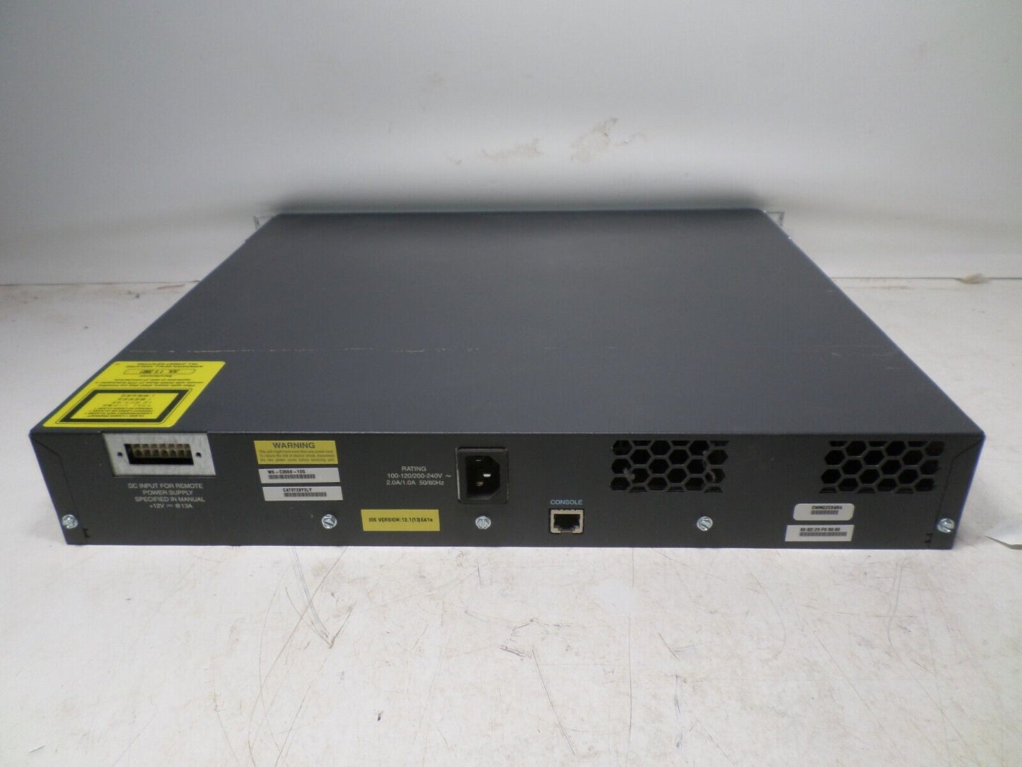 Cisco Catalyst WS-C3550-12G 10-Ports Rack-Mountable Ethernet Switch