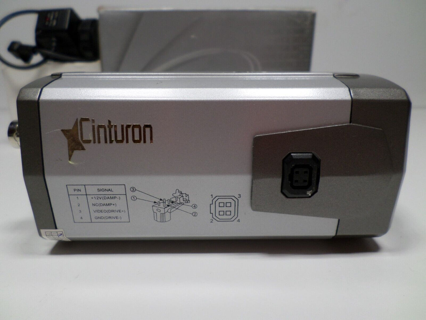 Cinturon CCD Auto-Iris Box Color Security Camera with CCTV Lens 1/3"