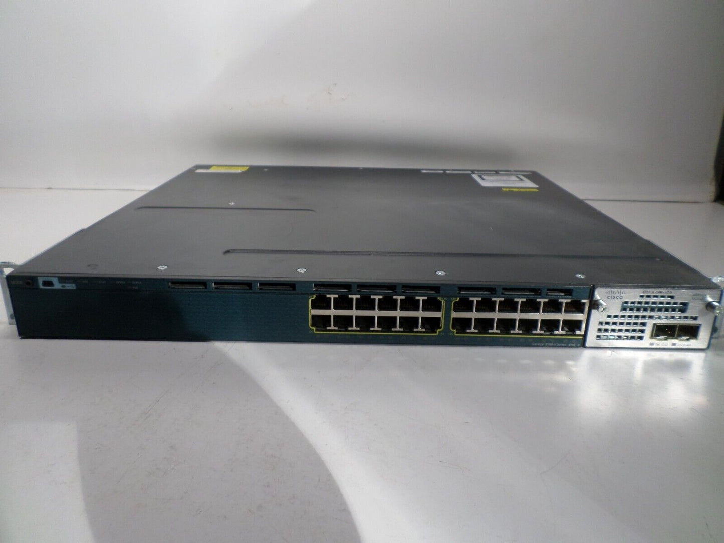 Cisco WS-C3560X-24P-S 3560X 24 Port Gigabit Ethernet Switch w/ C3KX-NM-10G
