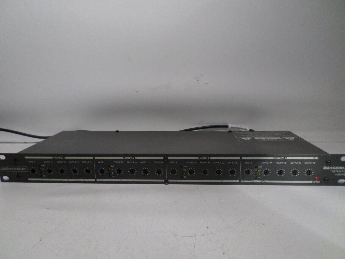 Audio-Metrics DA16000.b Four Channel Distribution Amplifier