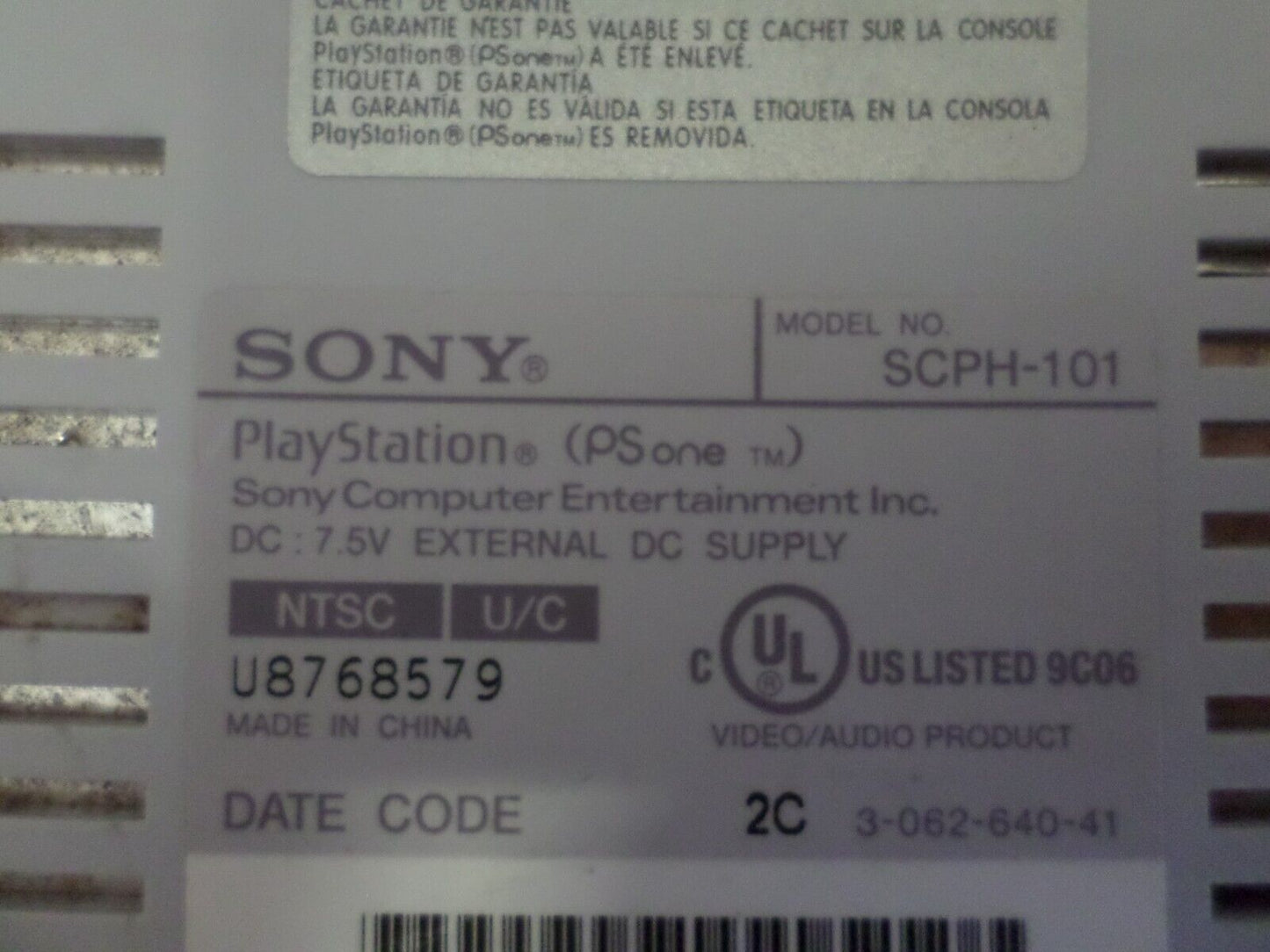Sony PlayStation PSOne Console w/ LCD Screen with controller A/C and Game!