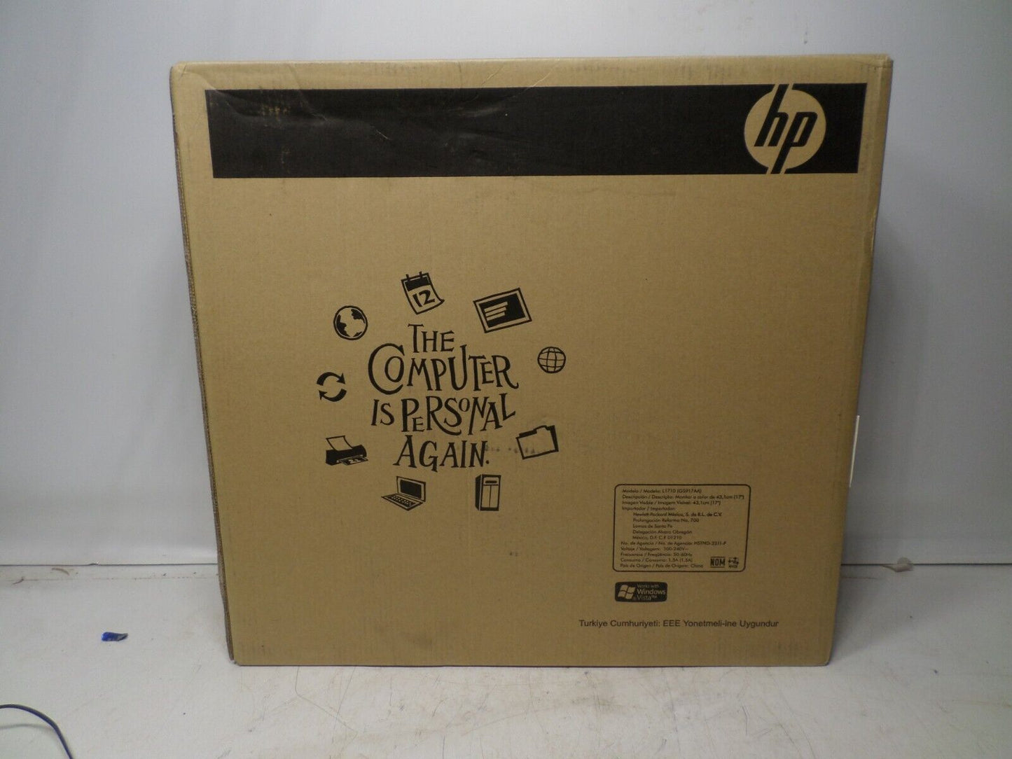 New HP L1710 17-inch LCD Monitor