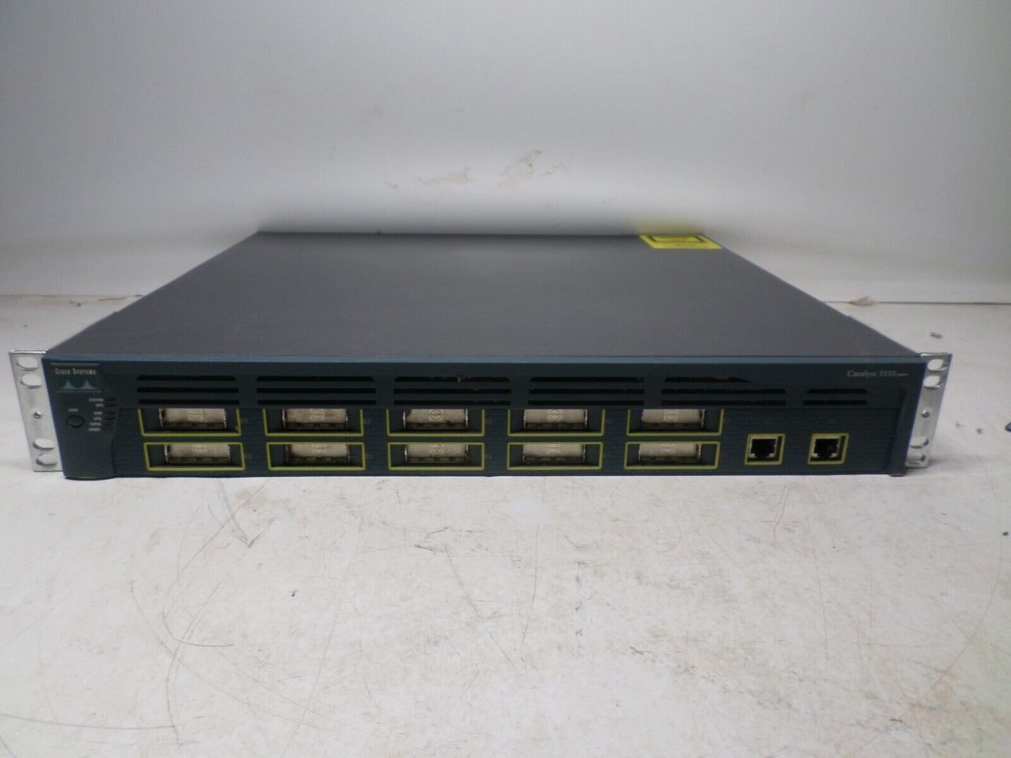 Cisco Catalyst WS-C3550-12G 10-Ports Rack-Mountable Ethernet Switch