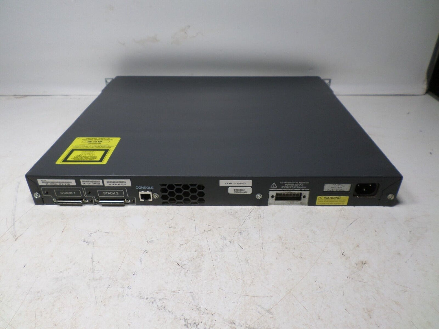 CISCO WS-C3750G-48PS-S 48-Port Gigabit Switch