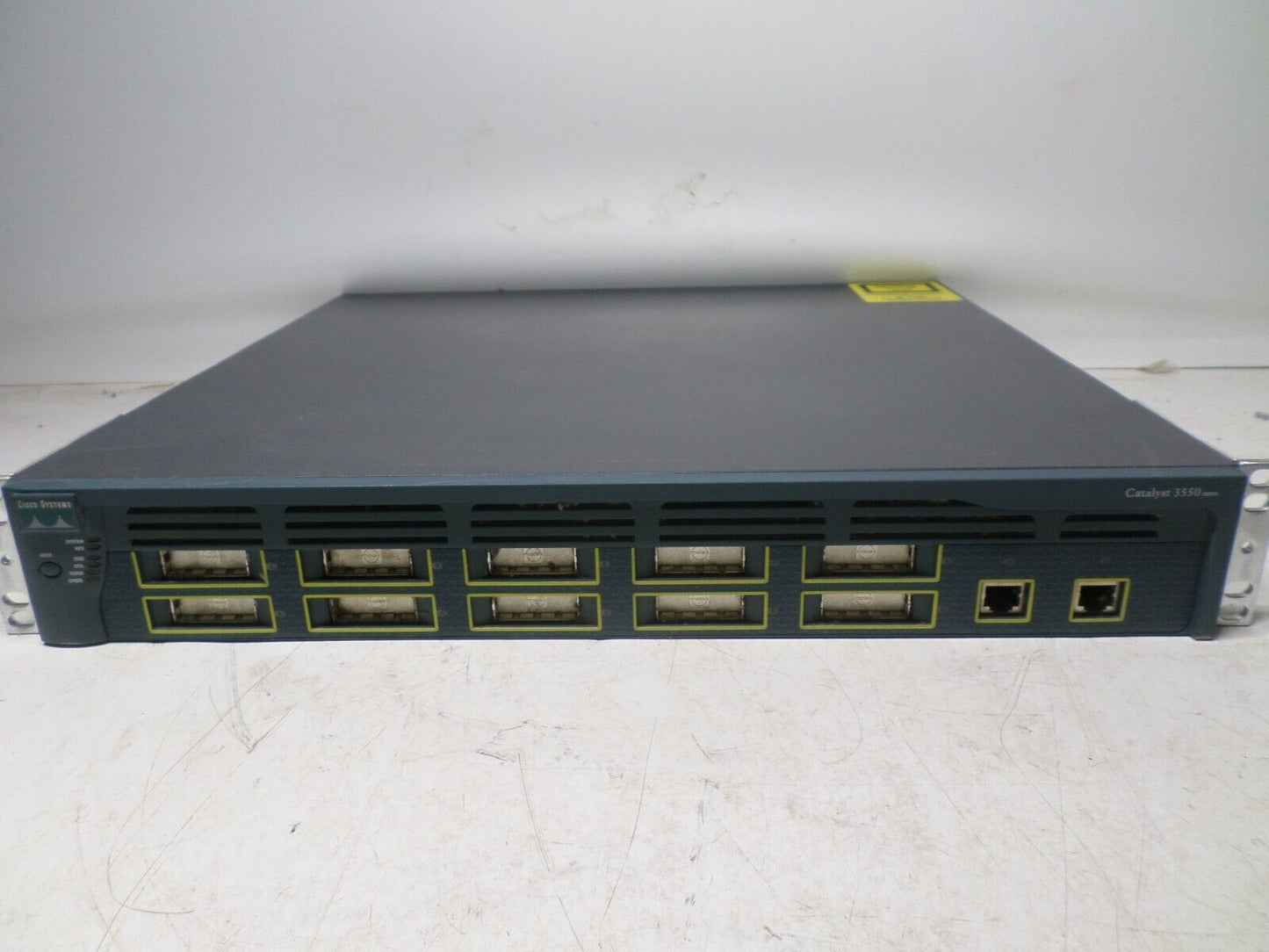 Cisco Catalyst WS-C3550-12G 10-Ports Rack-Mountable Ethernet Switch