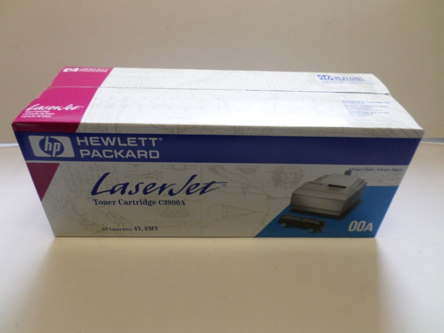 HP Laserjet Print Cartridge 00A Black For Laserjet Series 4V 4MV NEW SEALED Box