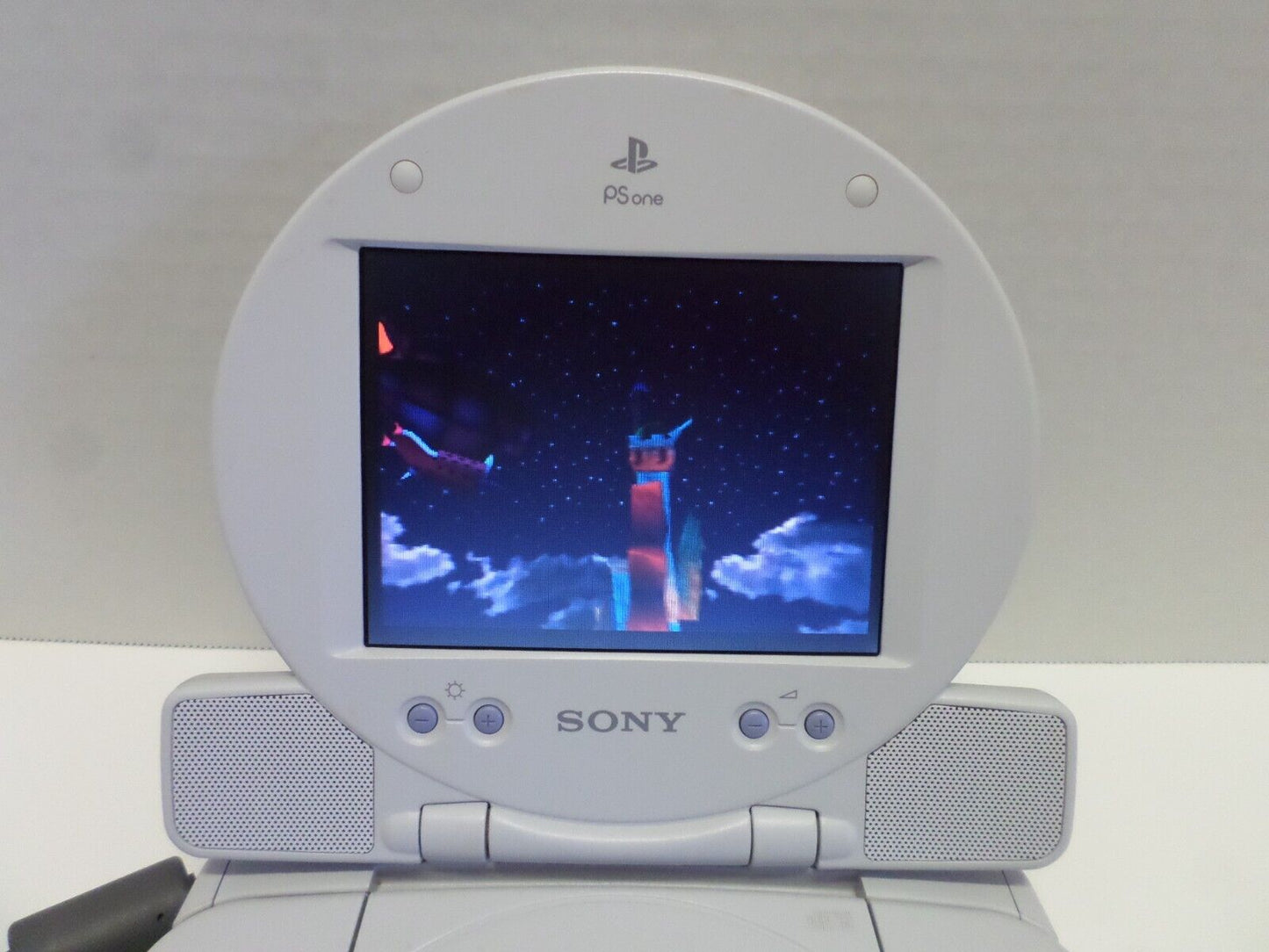 Sony PlayStation PSOne Console w/ LCD Screen with controller A/C and Game!