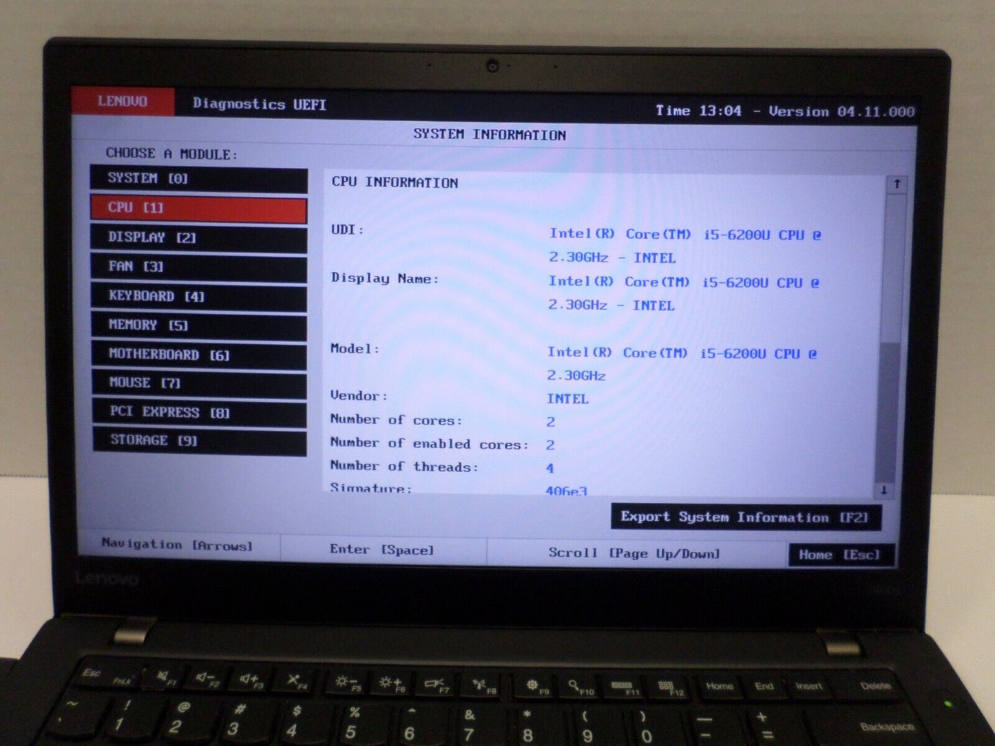 Lenovo ThinkPad T460s, i5-6200U @2.3GHz, 8GB RAM 256GB SSD/No OS
