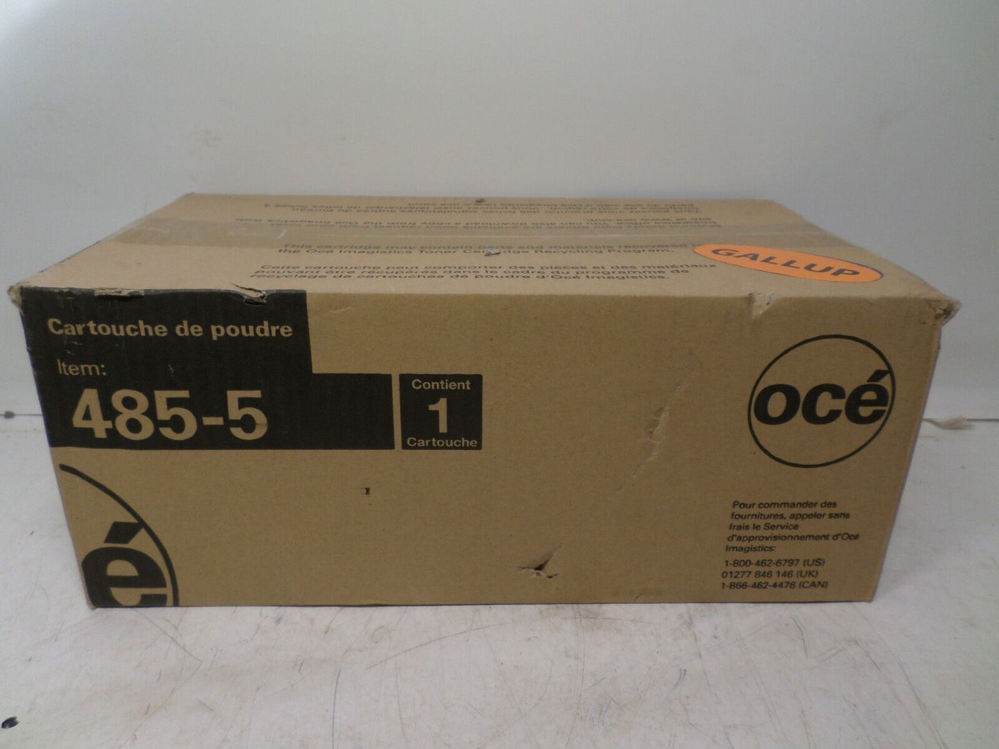Genuine OCE 485-5 Black Toner Cartridge FX3000