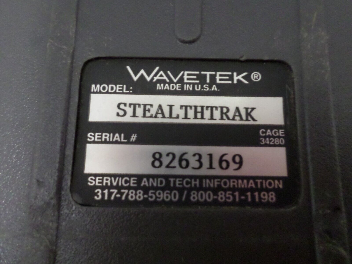 Wavetek Stealthtrak CATV Stealth Sweep Meter - No Charger, No Battery