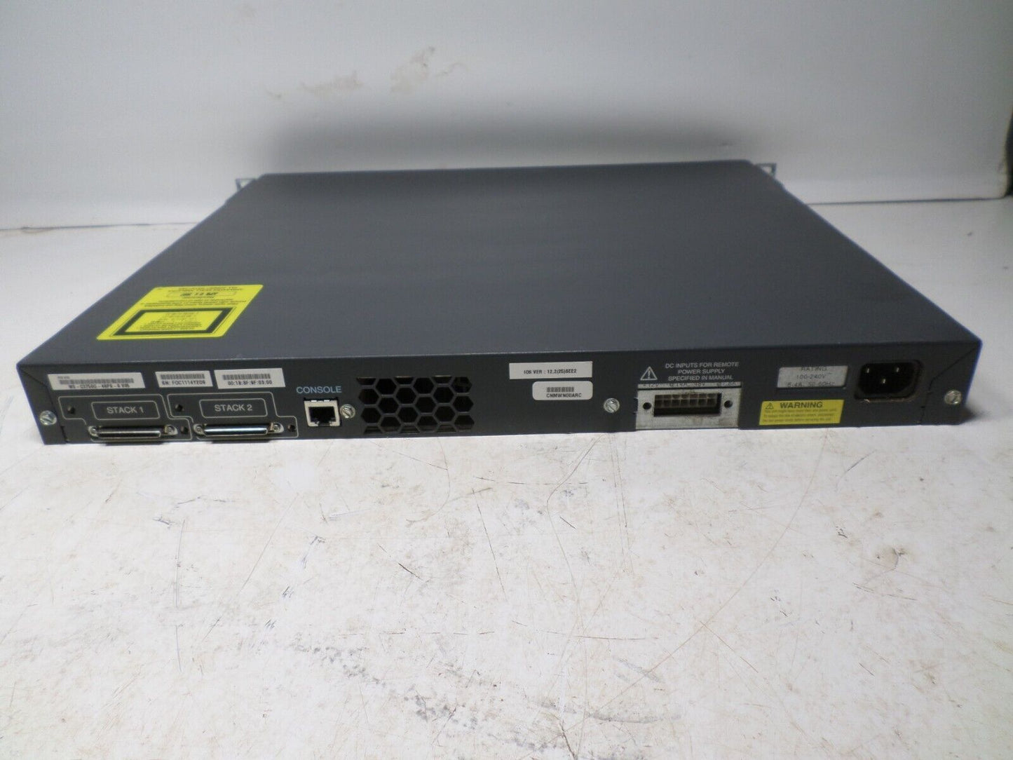 CISCO WS-C3750G-48PS-S 48-Port Gigabit Switch