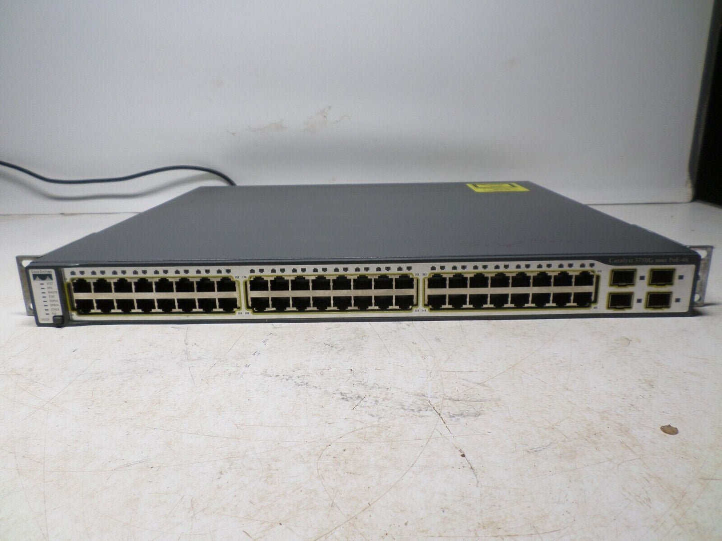 CISCO WS-C3750G-48PS-S 48-Port Gigabit Switch