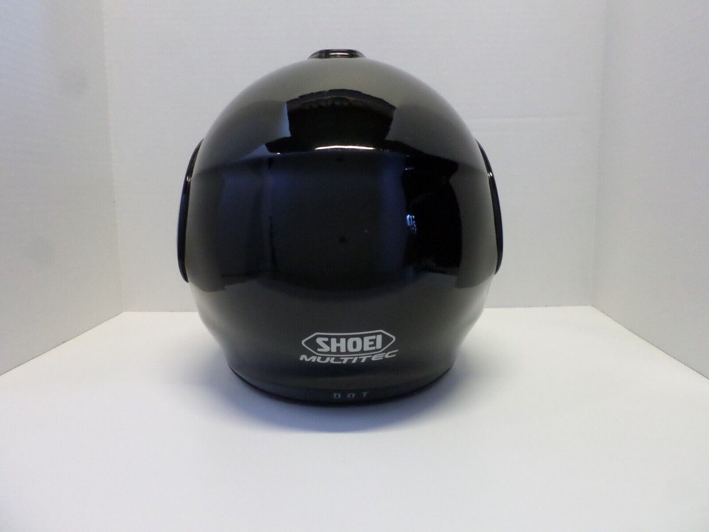 SHOEI MULTITEC Modular Motorcycle Helmet- Size M - Gloss Black