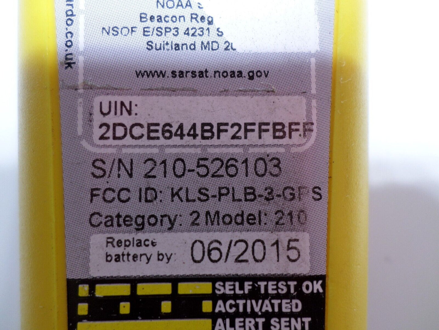 McMurdo FAST FIND 210 Personal Locator Beacon With GPS