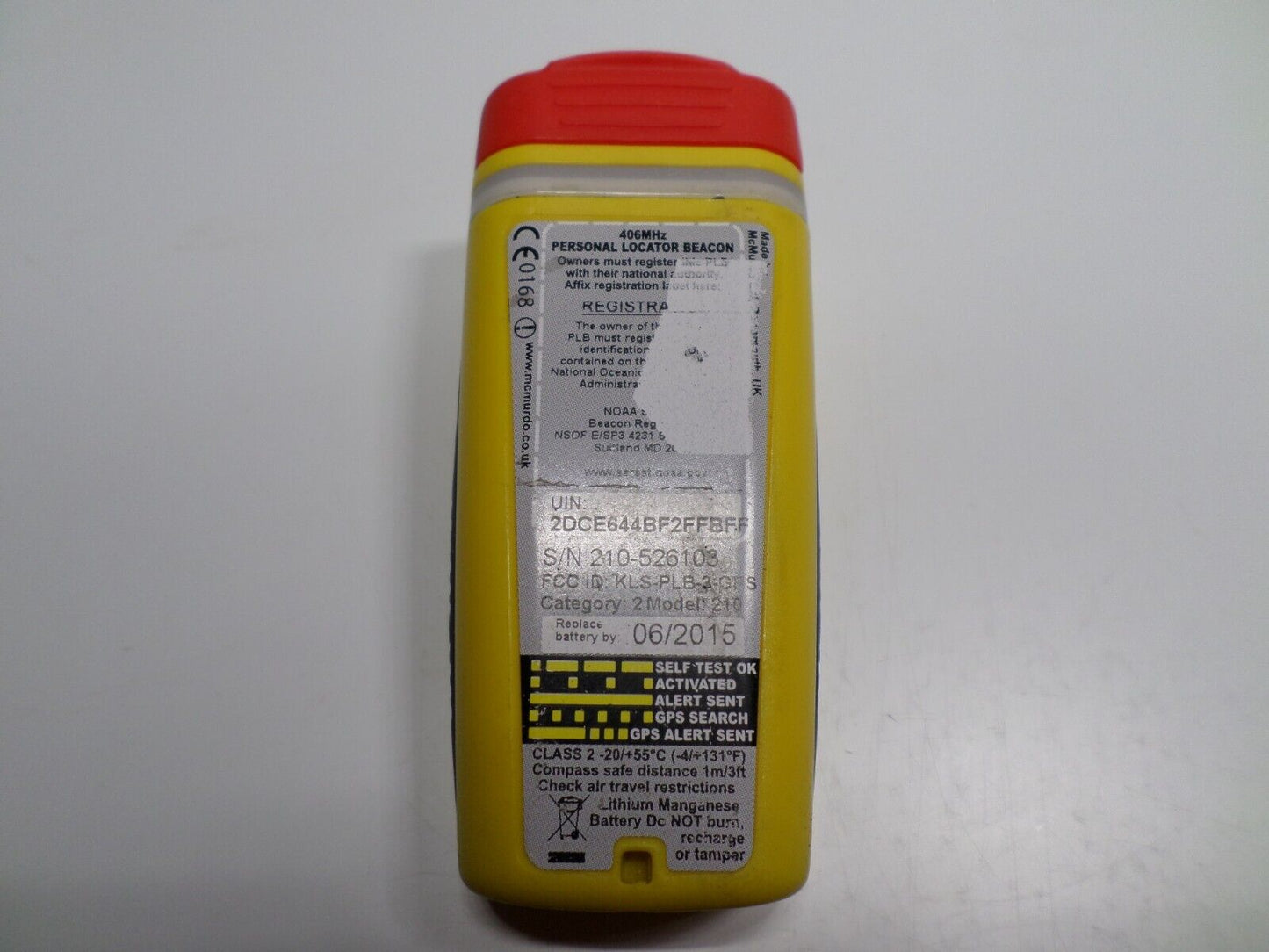 McMurdo FAST FIND 210 Personal Locator Beacon With GPS