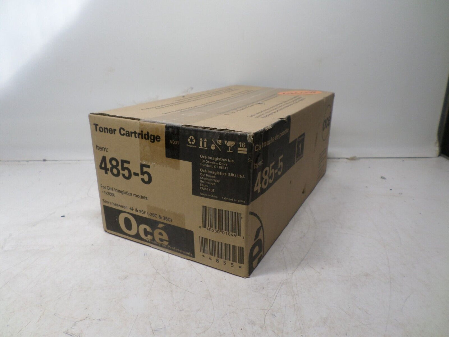 Genuine OCE 485-5 Black Toner Cartridge FX3000
