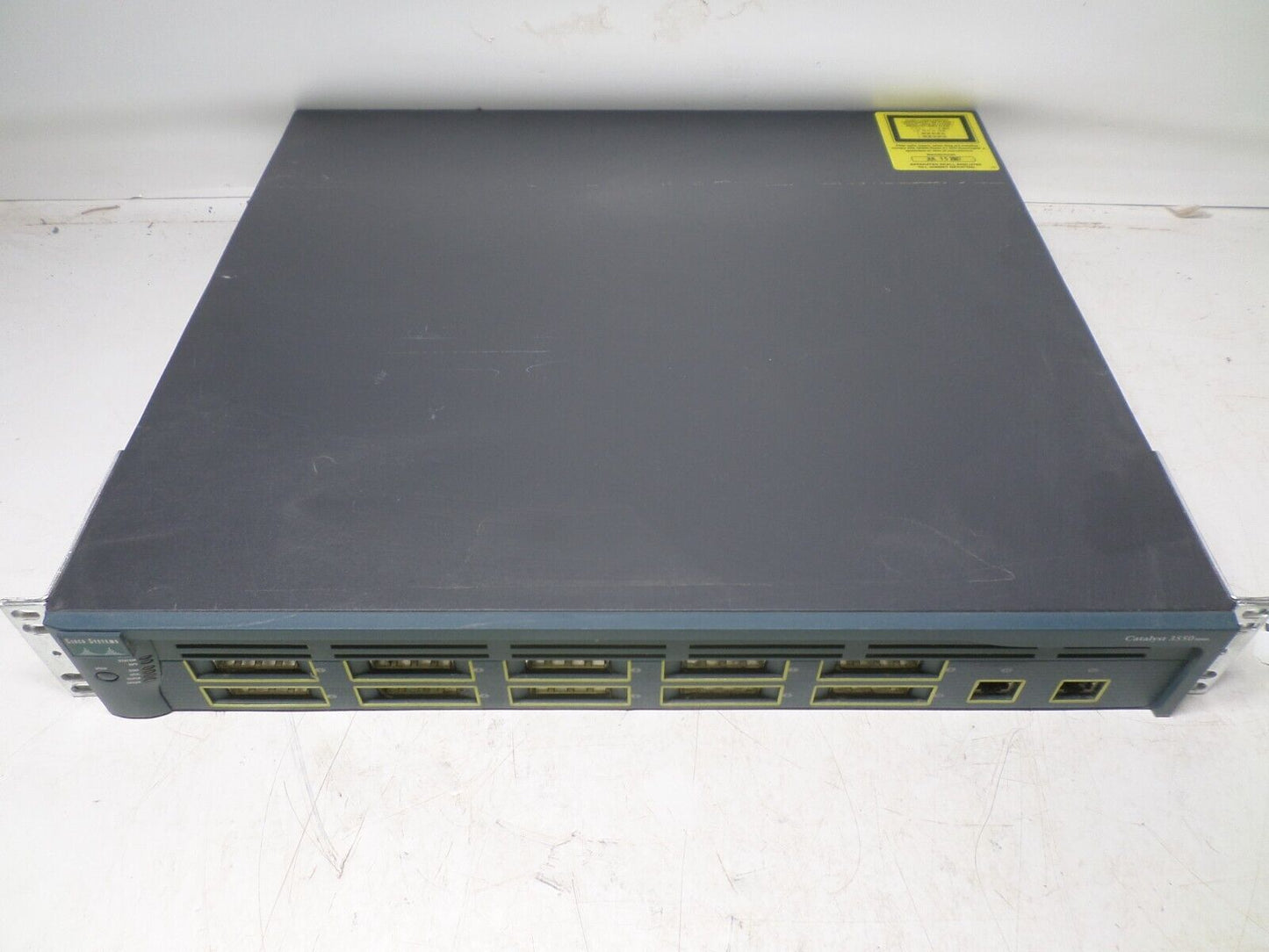 Cisco Catalyst WS-C3550-12G 10-Ports Rack-Mountable Ethernet Switch