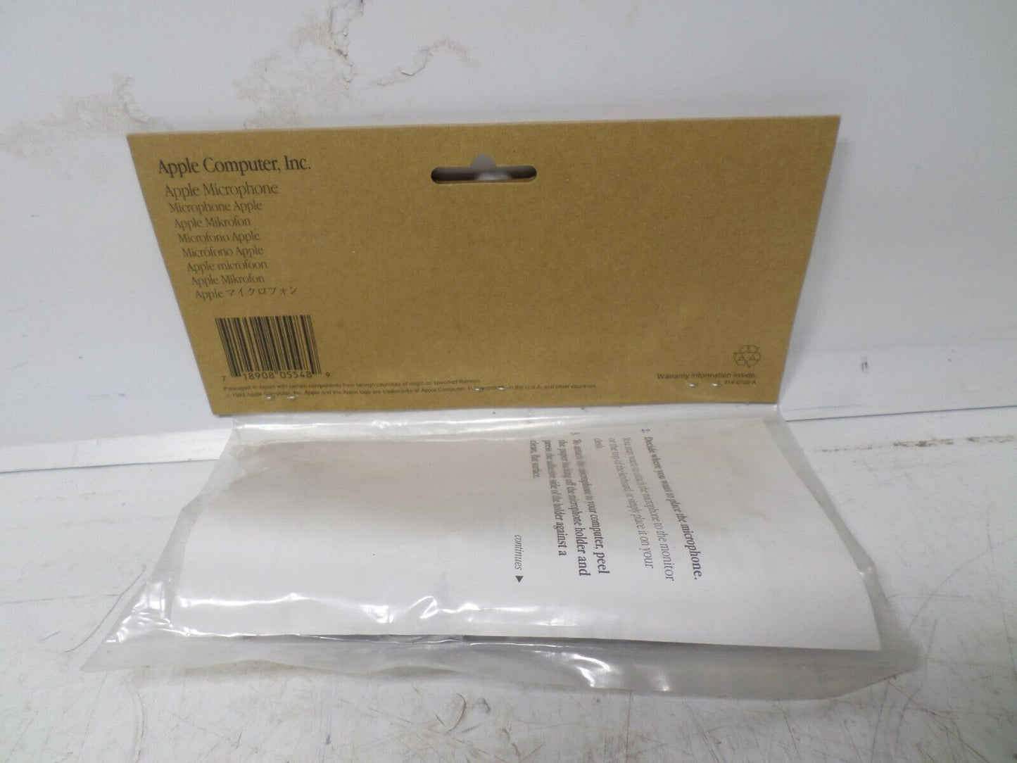 VINTAGE APPLE MICROPHONE M1481LL/A