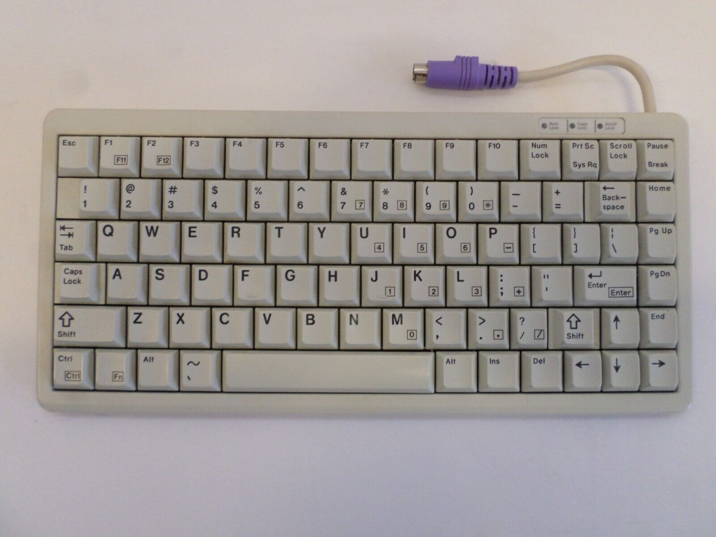 Vintage Cherry Mini Mechanical Compact Keyboard Model ML4100 USB OEM