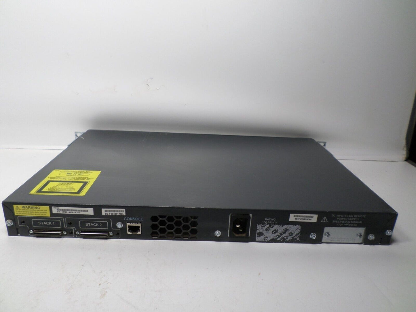 Cisco WS-C3750-48TS-S 48 Port Switch - FREE PRIORITY SHIPPING