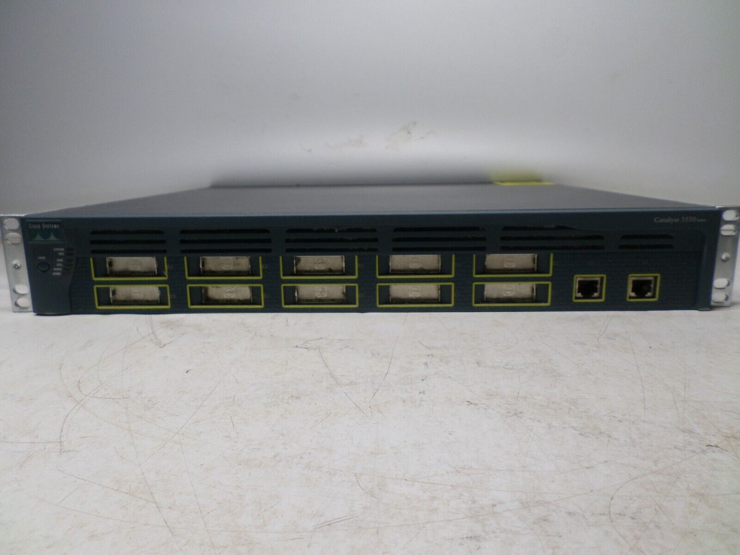 Cisco Catalyst WS-C3550-12G 10-Ports Rack-Mountable Ethernet Switch