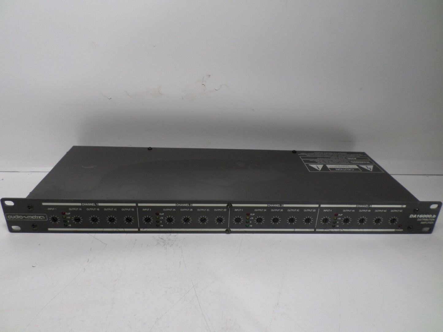 Audio-Metrics DA16000.b Four Channel Distribution Amplifier