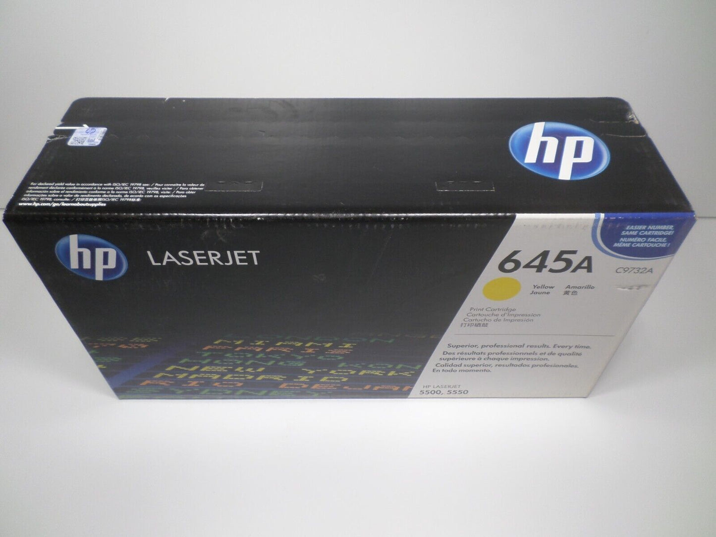 **SEALED** HP LaserJet 5500/5550 645A C9732A Yellow Toner Cartridge