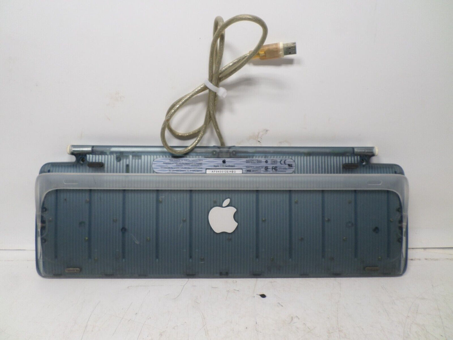 Vintage Apple USB Keyboard M2452 iMac Power Mac G3 G4 G5 Clear Gray